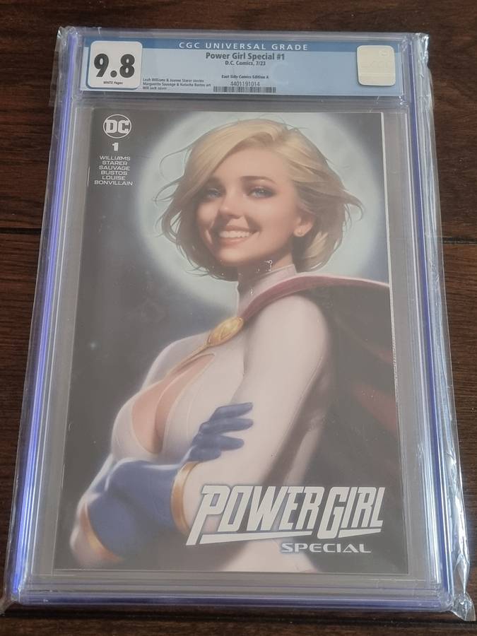Power Girl Special 1, Will Jack  Variant, CGC 9.8