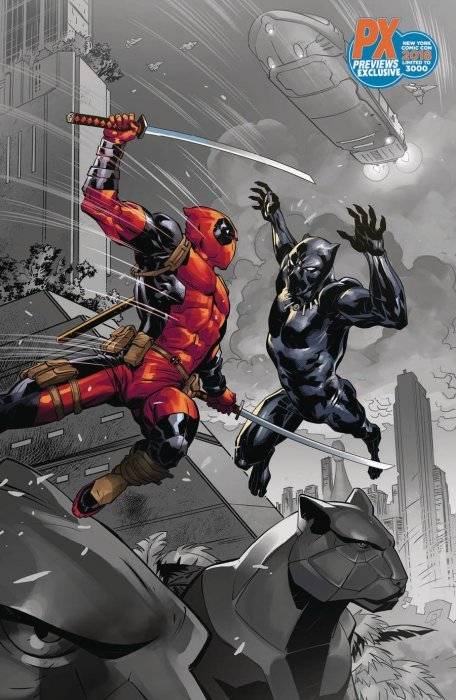 Black Panther vs. Deadpool 1, NYCC variant, NM