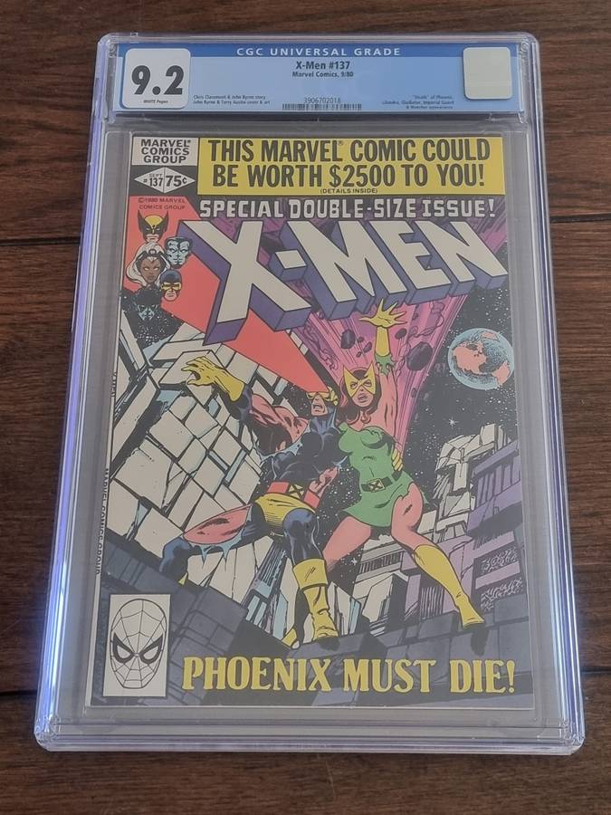 X-men 137, CGC 9.2 Death of Phoenix