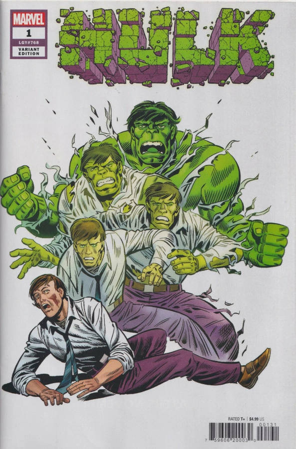 The Hulk 1, (2022), 1:100 Trimpe Hidden Gem Variant, NM