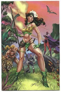 Rogue Savage Land 1, 1:100 J. Scott Campbell Virgin Variant ,NM