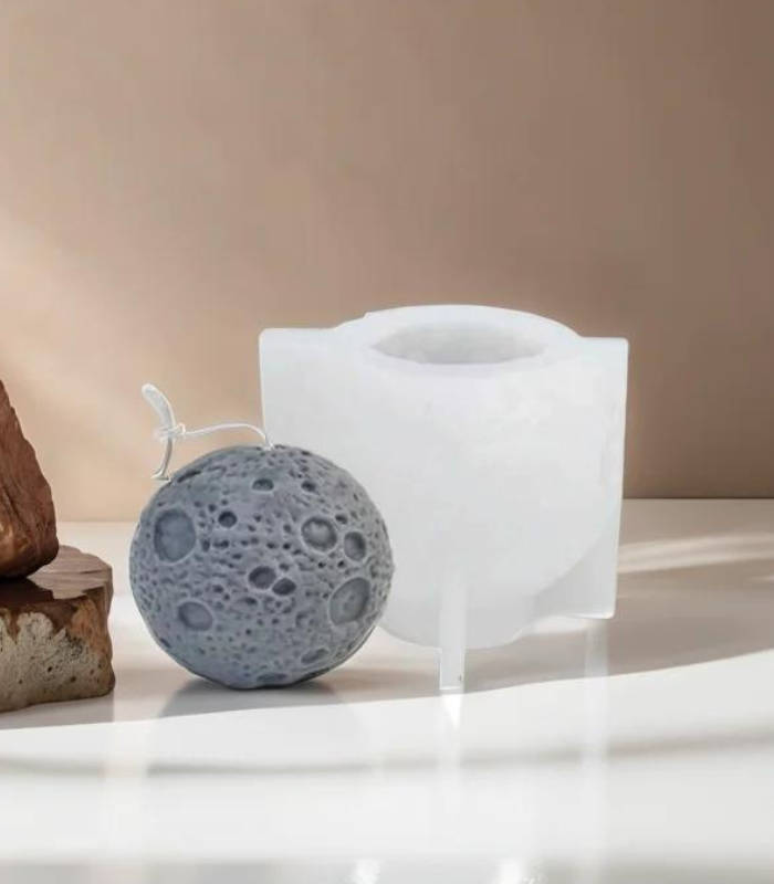 Silicone Candle Mould - Moon