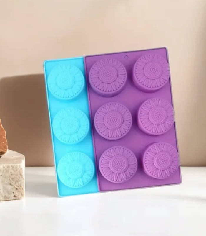 Silicone Soap Mould - Sunflower