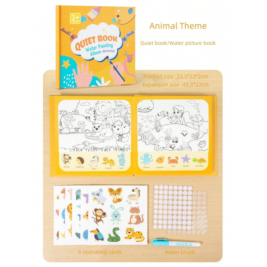 Montessori Quiet Book for Toddlers | Traffic & Animal Busy Book SA