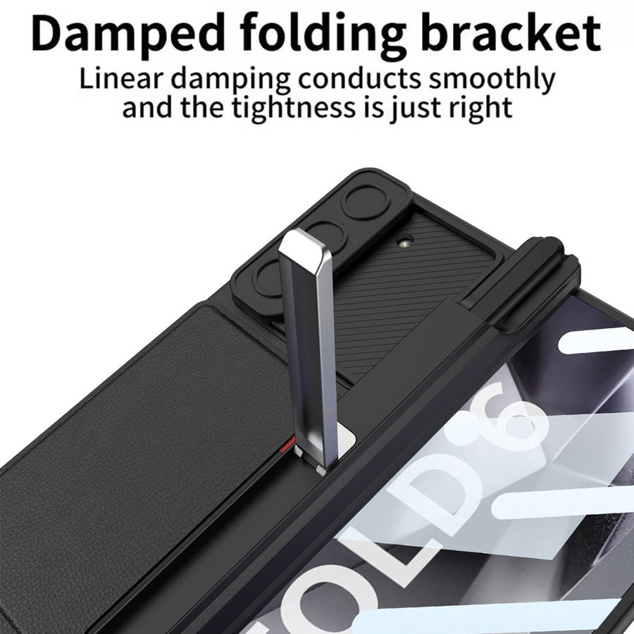 Samsung Z Fold 6 Pen Case Black & Grey with S Pen Holder SA