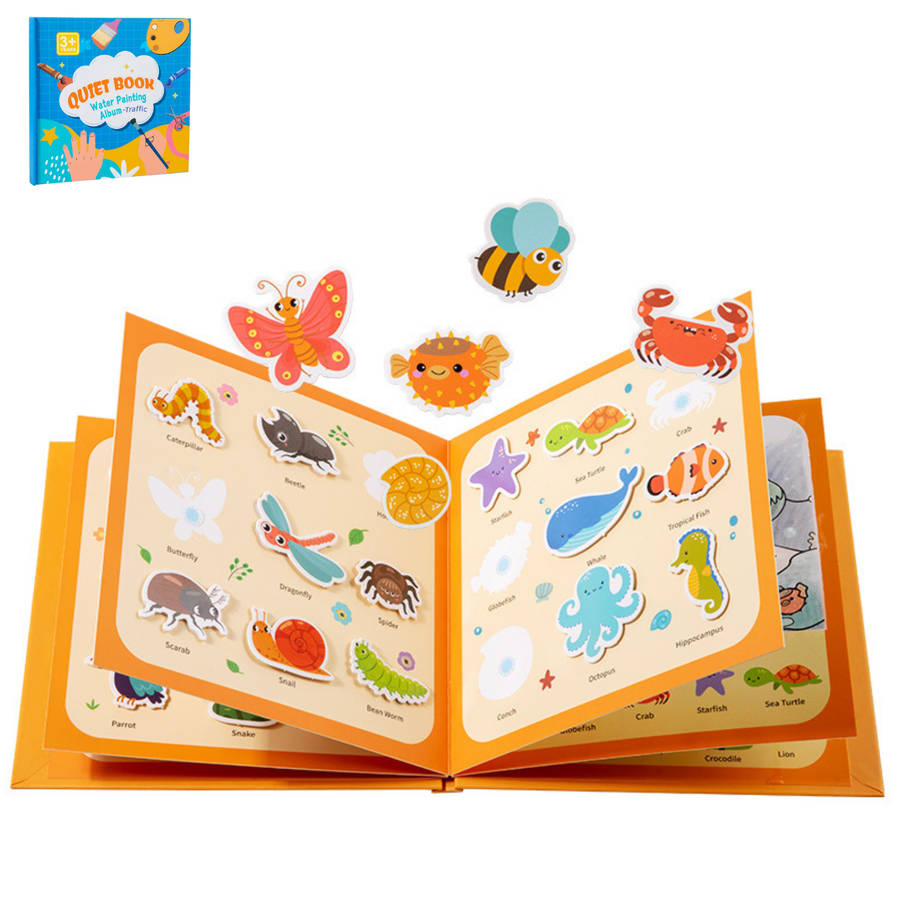 Montessori Quiet Book for Toddlers | Traffic & Animal Busy Book SA