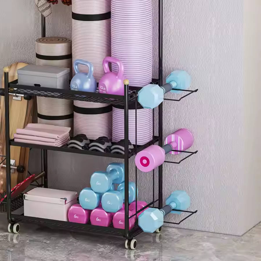 Home Gym Storage Rack Fitness Equipment Organizer South Africa