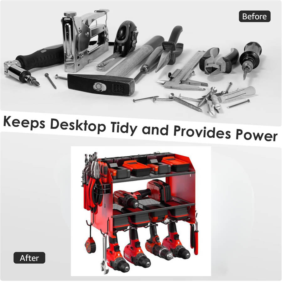 Heavy Duty Wall Mount Power Tool Organizer  South Africa