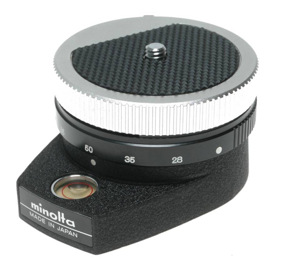 Minolta tripod quick release panoramic adapter level bubble