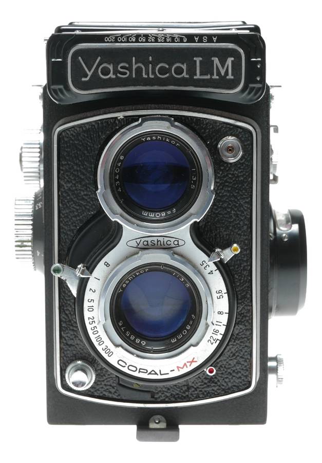 Yashica LM Film Camera with Yashinon 80mm f/3.5 Lens