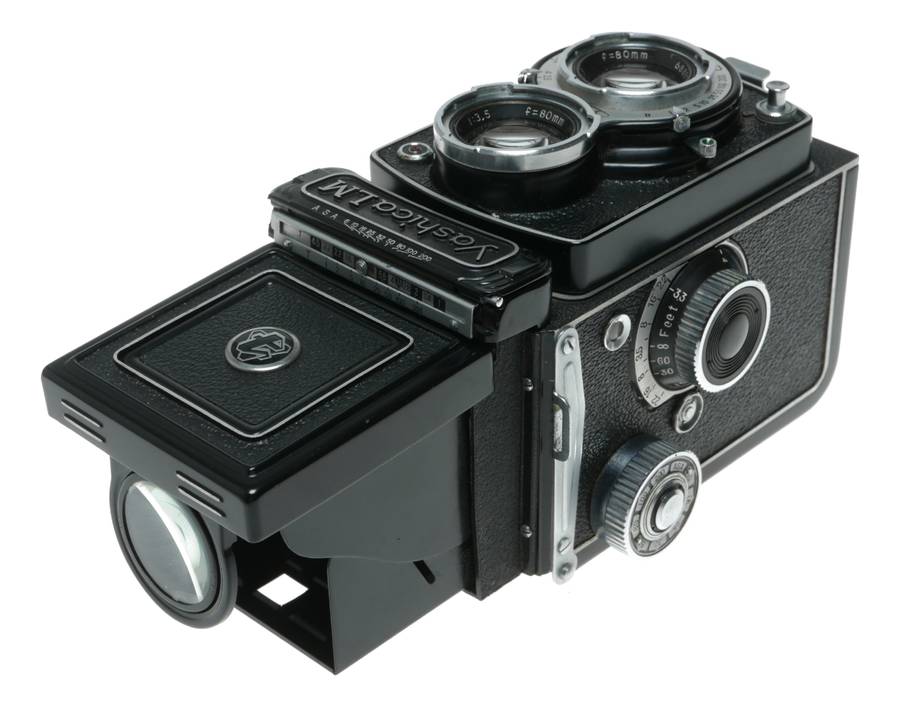 Yashica LM Film Camera with Yashinon 80mm f/3.5 Lens