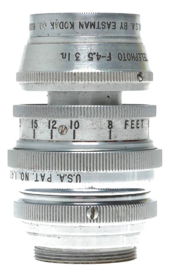 Kodak Cine-Ektar 3 inch f/1.4 Telephoto Lens C-mount vintage
