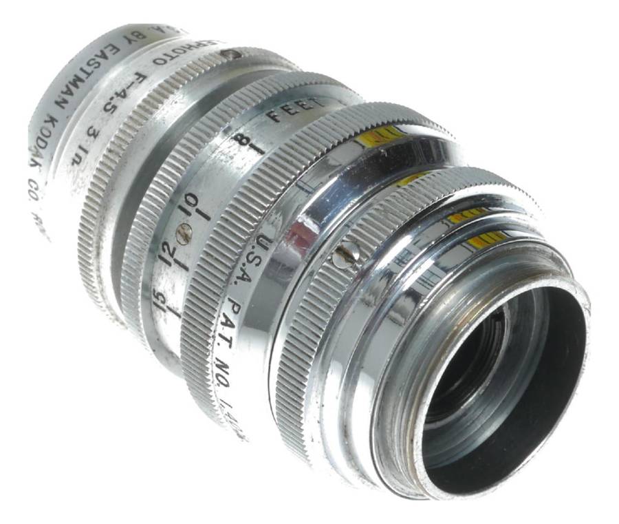 Kodak Cine-Ektar 3 inch f/1.4 Telephoto Lens C-mount vintage