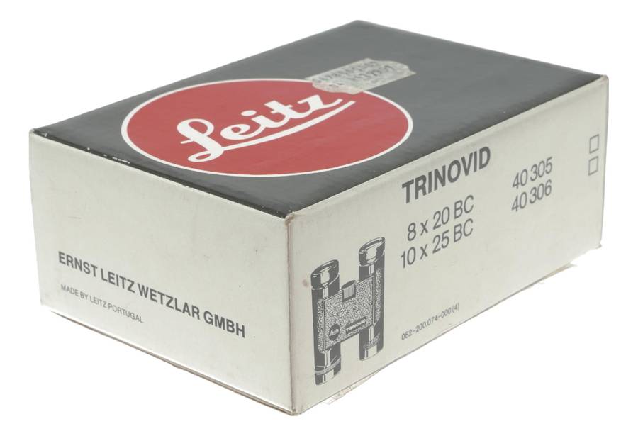 Leitz Trinovid 8x20 BC Binoculars empty packaging