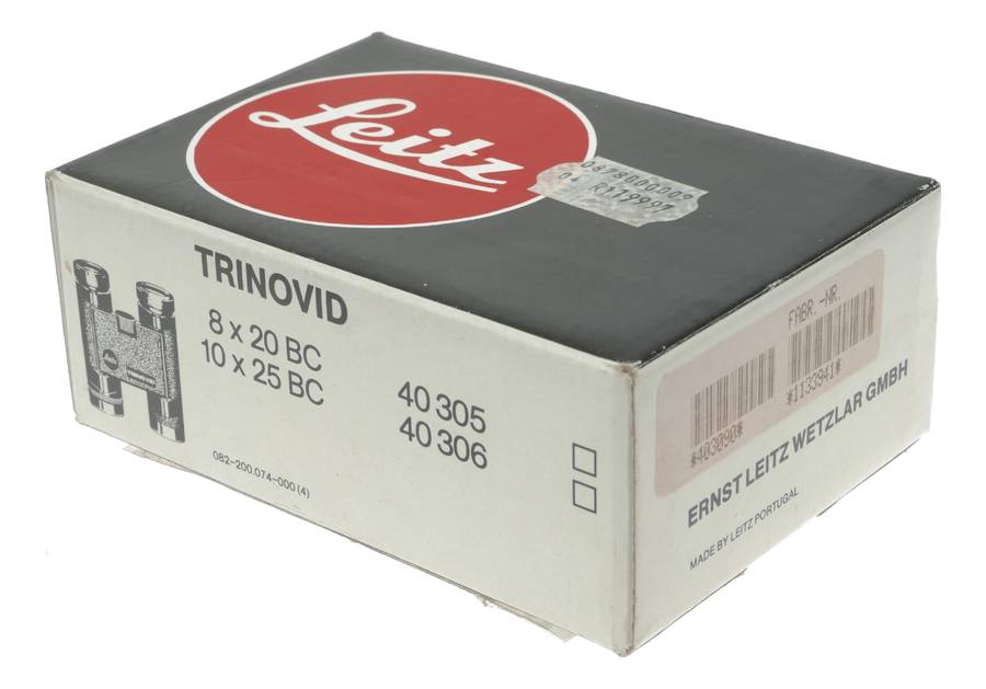 Leitz Trinovid 8x20 BC Binoculars empty packaging