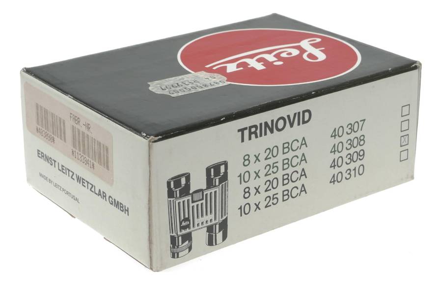 Leitz Trinovid 8x20 BC Binoculars empty packaging