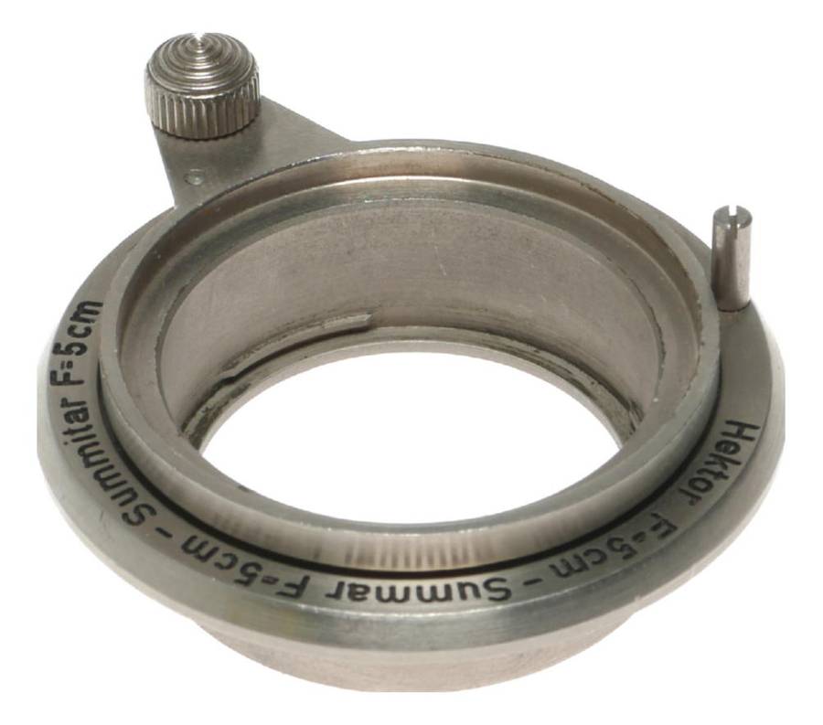 Leica Hektor 5cm f/2.5 Summar Lens Mount Adapter Summitar Nickle