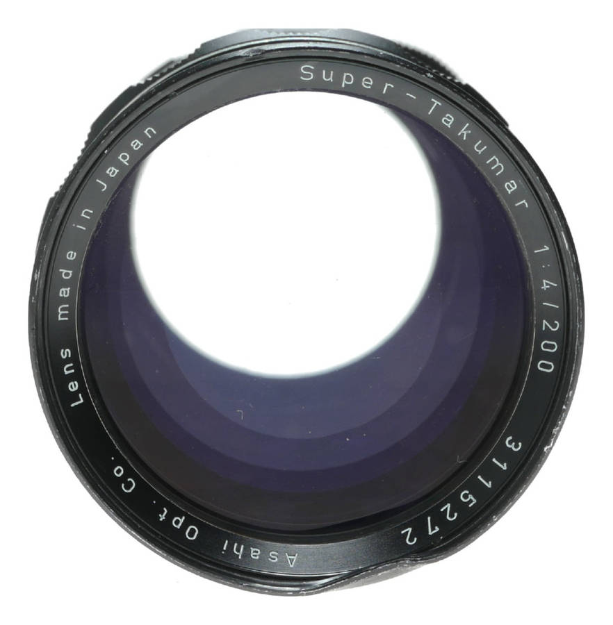 Asahi Pentax Super-Takumar 200mm f/4 SLR Camera Lens