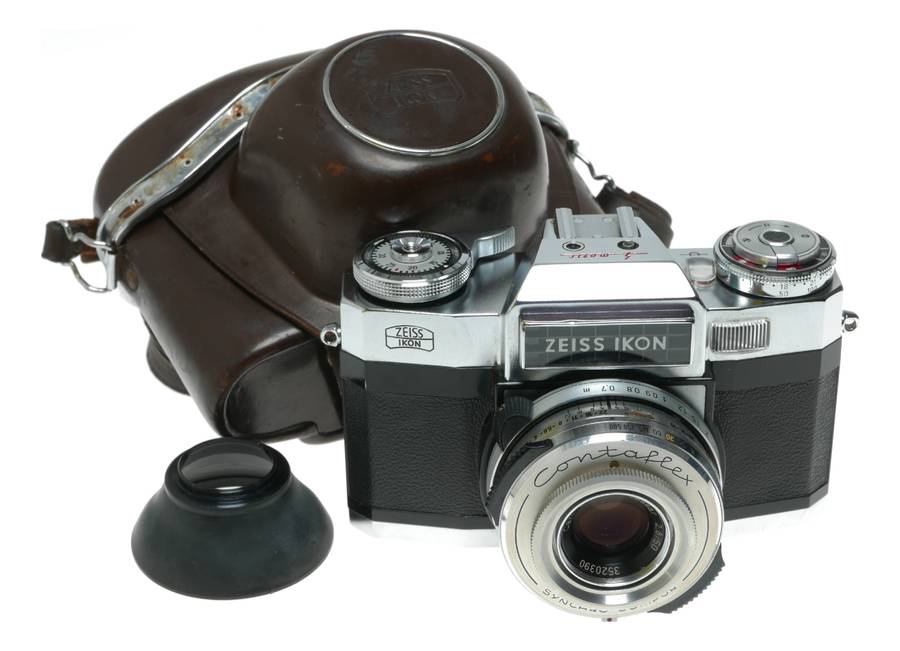 Zeiss Ikon Contaflex Camera Carl Zeiss Tessar 2.8/50 Lens,