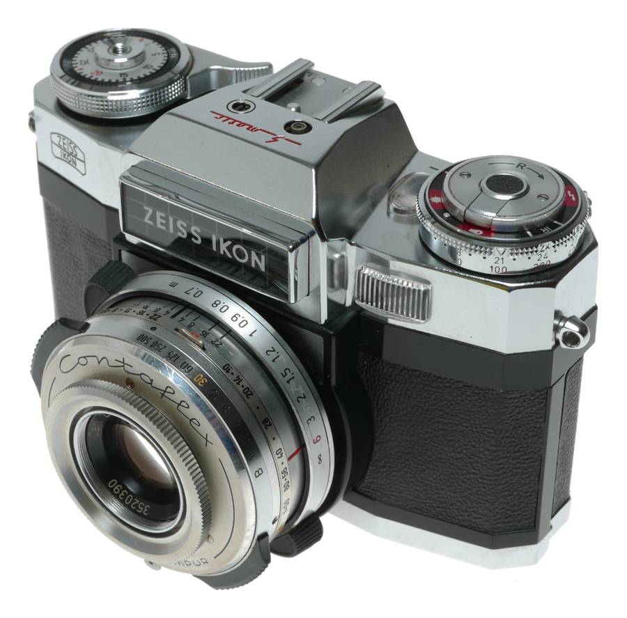Zeiss Ikon Contaflex Camera Carl Zeiss Tessar 2.8/50 Lens,