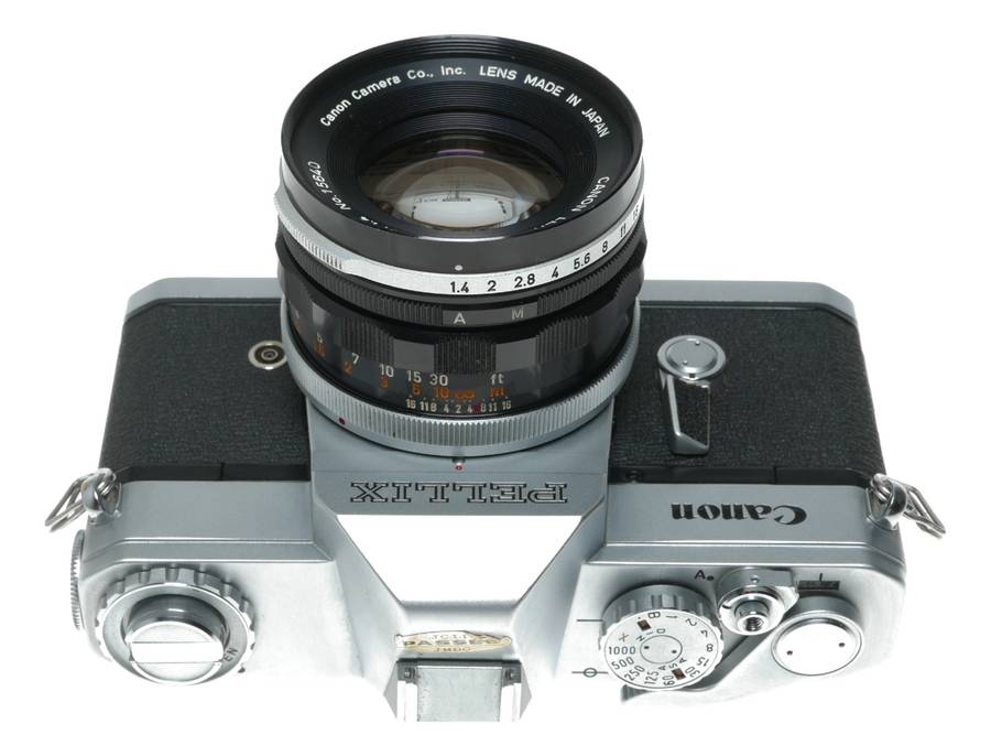 Canon Pellix SLR Camera with Canon FL 50mm f/1.4 Lens