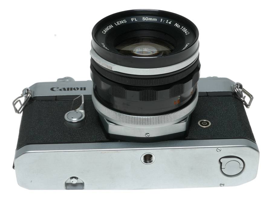 Canon Pellix SLR Camera with Canon FL 50mm f/1.4 Lens