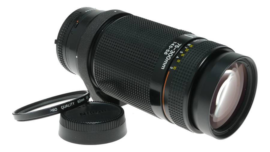 Nikon AF NIKKOR 75 - 300mm f/4.5 - 5.6 Telephoto Zoom Lens,