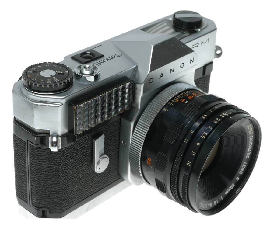 Canonflex SLR Camera with Super-Canomatic 50mm f/1.8 Lens
