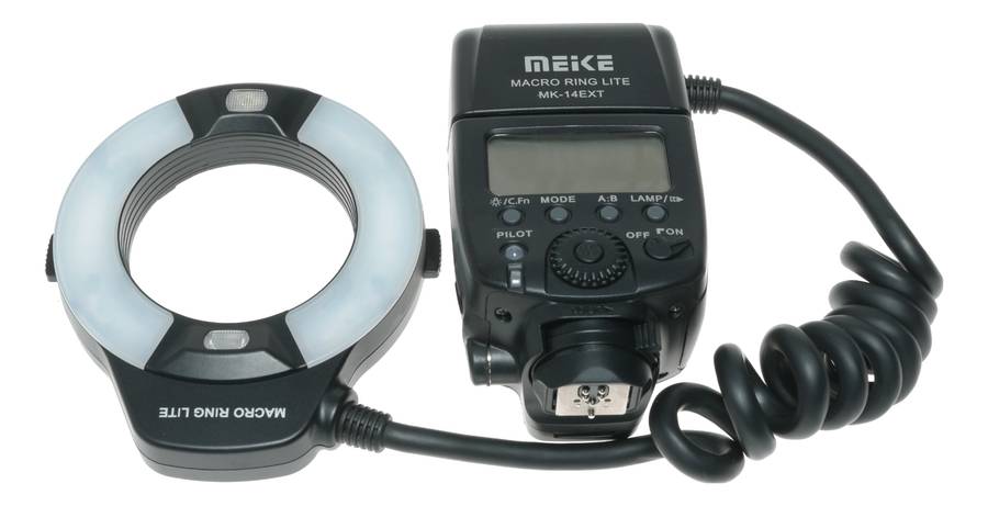 Meike MK-14EXT Macro Ring Lite Flash for Camera Photography