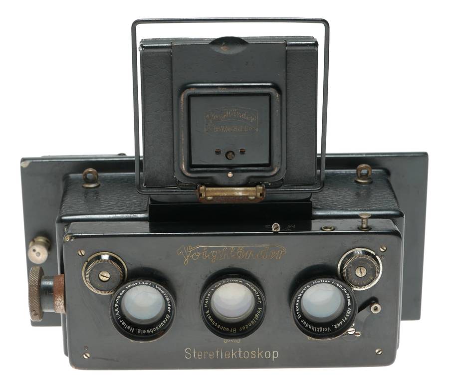 Voigtländer Stereoflektoskop 6x13 Film Camera Helioplan