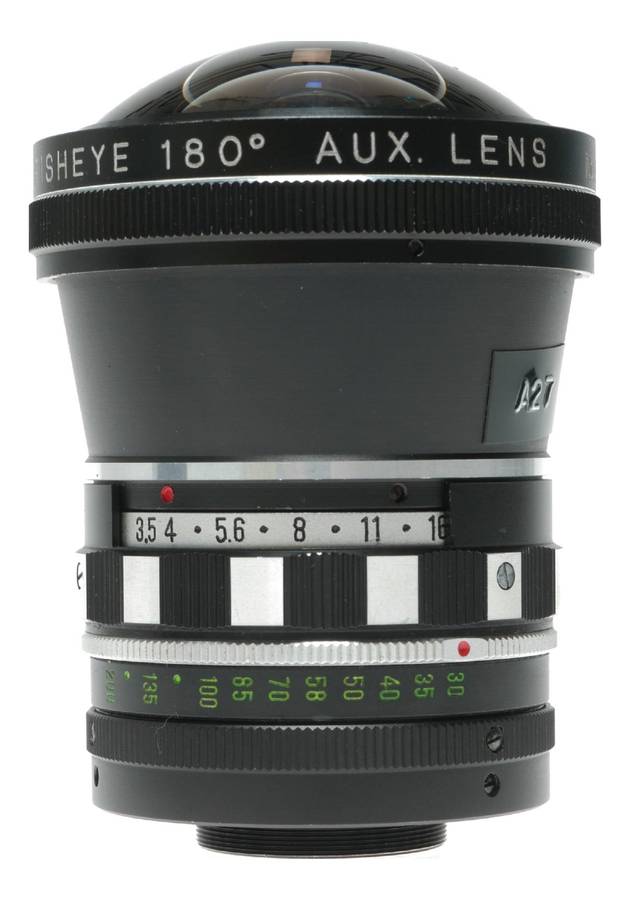 Soligor 180° Fisheye Auxiliary Lens Japanese Optical