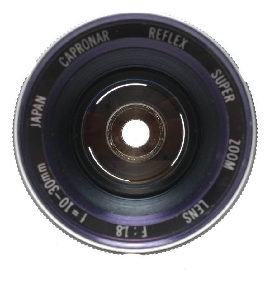 Capronar Reflex Super Zoom Lens f/1.8 10 - 30mm Japanese