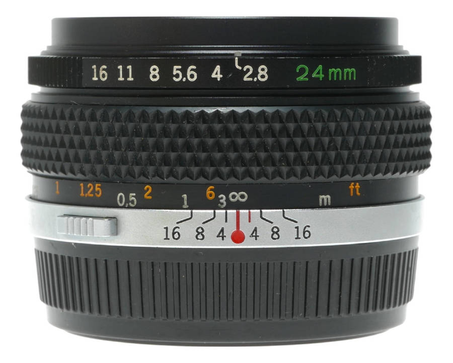 Olympus OM-System Zuiko Auto-W 24mm f/2.8 Lens Made in Japan