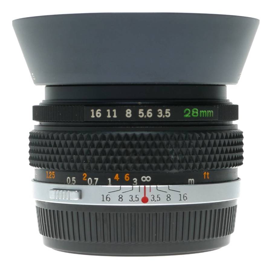 Olympus G.Zuiko Auto - W 28mm f/3.5 OM - System Lens Made
