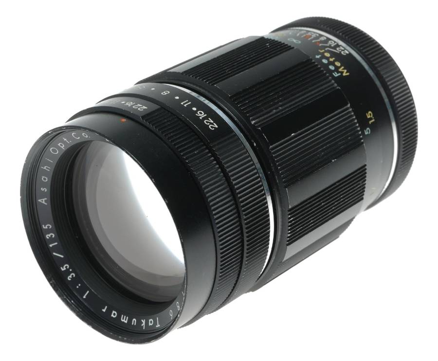 Asahi Opt. Co. Takumar 135mm f/3.5 Prime Lens Made in Japan