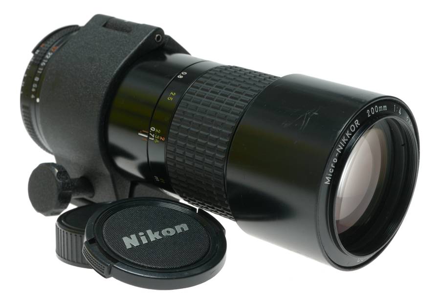 Nikon Micro-Nikkor 200mm f/4 Manual Focus Lens
