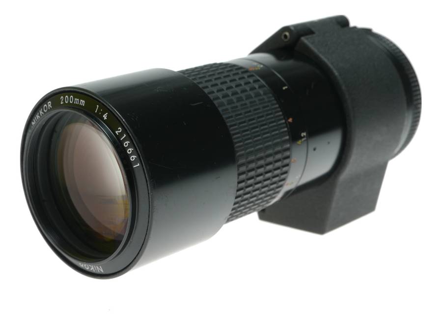 Nikon Micro-Nikkor 200mm f/4 Manual Focus Lens