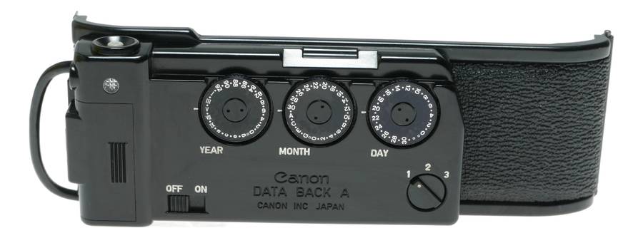 Canon Data Back A Film Camera Accessory for Date Imprinting