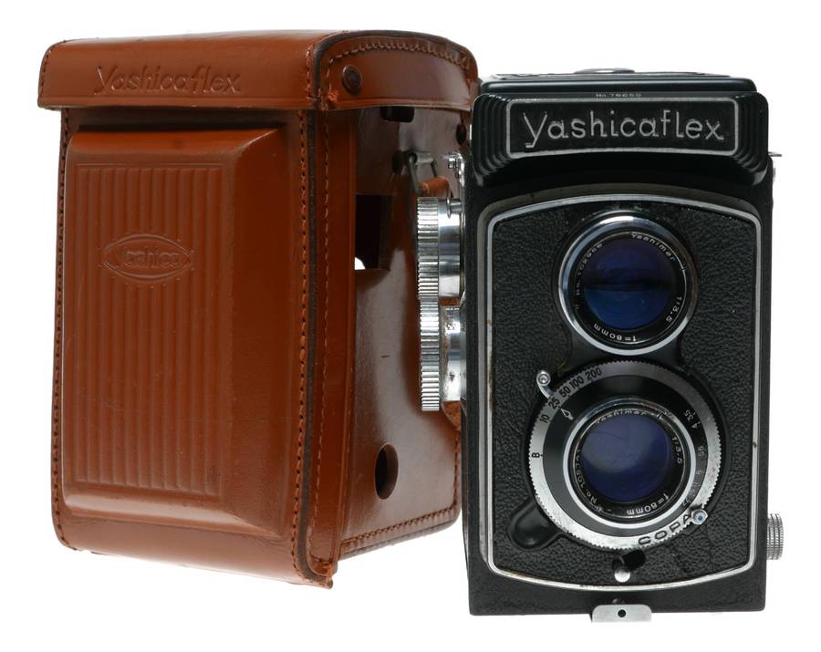 Yashicaflex TLR Camera with Yashimar 80mm f/3.5 Lens