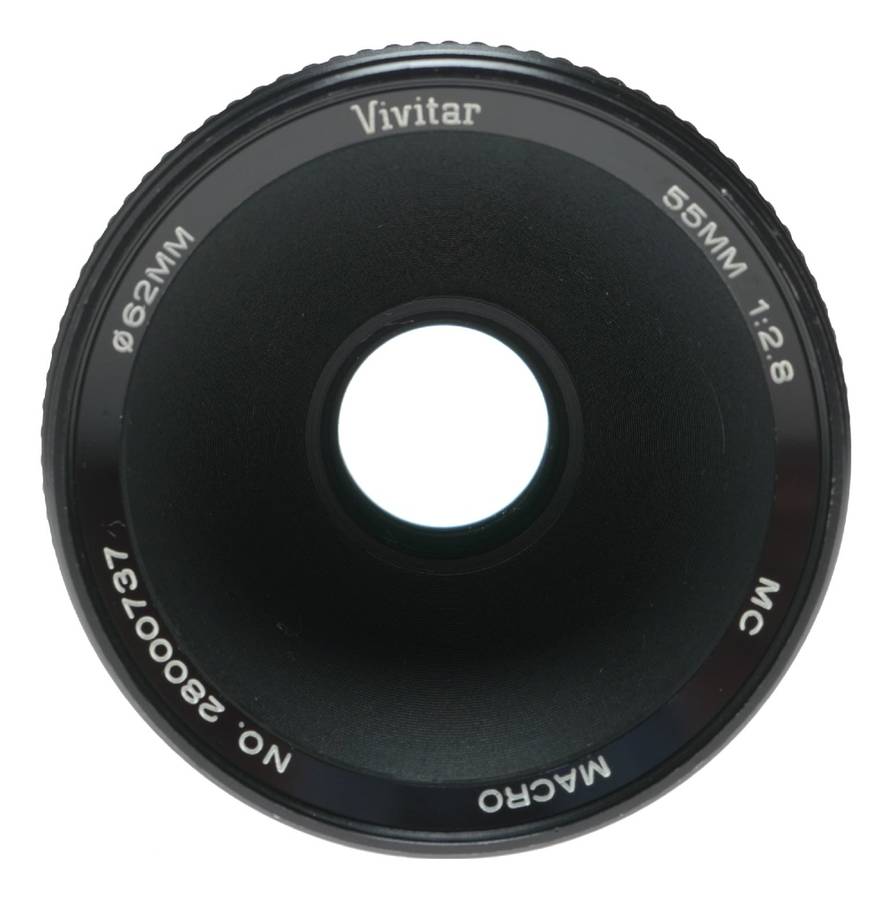 Vivitar 55mm f/2.8 MC Macro Lens with 62mm Filter Thread
