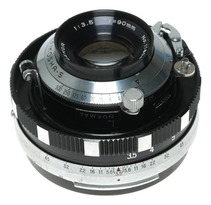 Mamiya-Sekor 90mm f/3.5 Camera Lens with Seikosha-S Shutter