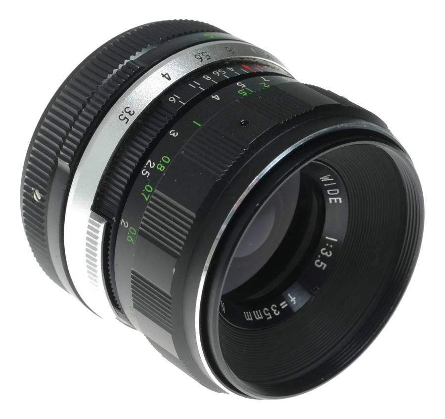 Soligor 35mm f/3.5 Wide Angle Japanese Camera Lens