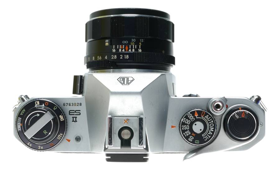 Asahi Pentax ES II SLR Camera with Super-Takumar 55mm f/1.8