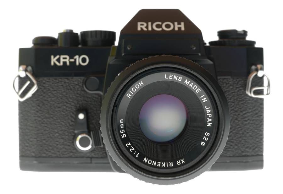 Ricoh KR-10 SLR Camera with XR Rikenon 55mm f/2.2 Lens