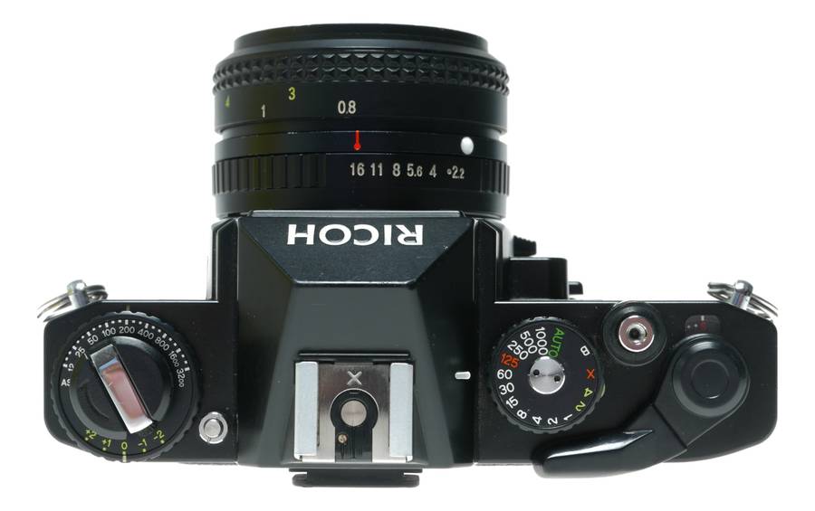 Ricoh KR-10 SLR Camera with XR Rikenon 55mm f/2.2 Lens