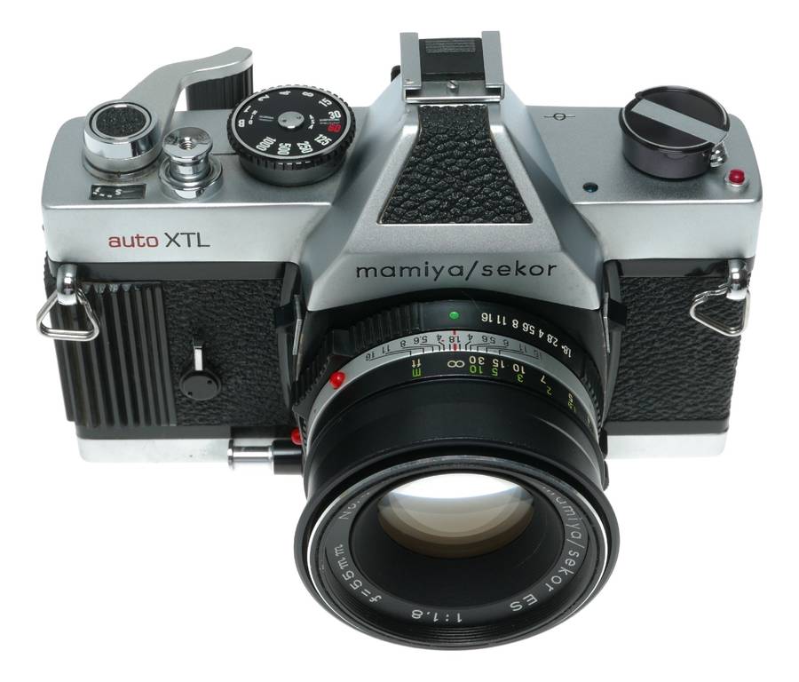 Mamiya/Sekor Auto XTL SLR Camera with 55mm f/1.8 Lens
