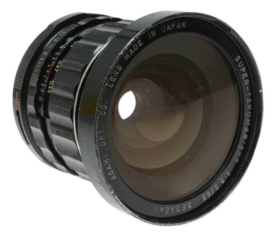 Asahi Pentax Super-Takumar 6x7 55mm f/3.5 Medium Format Lens