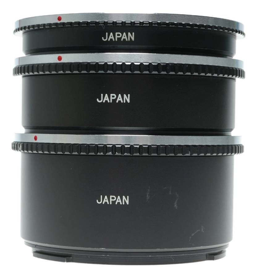 Mamiya M645 Auto Extension Ring Set No. 1, 2, 3 Medium