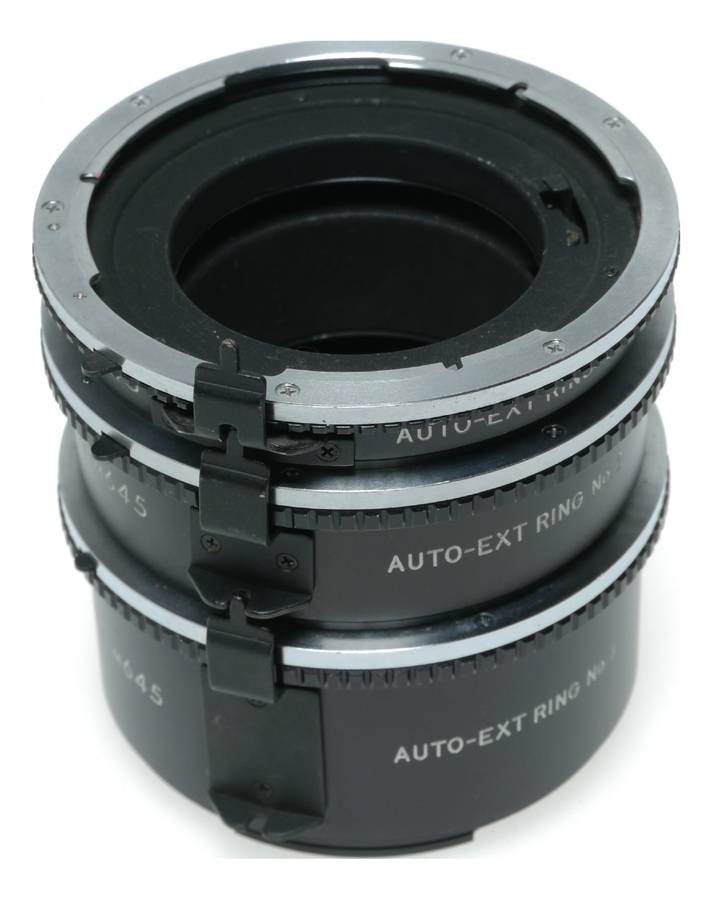 Mamiya M645 Auto Extension Ring Set No. 1, 2, 3 Medium