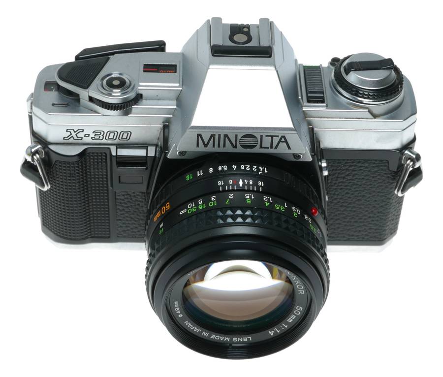 Minolta X - 300 SLR Camera Minolta MD Rokkor 50mm f/1.4 Lens